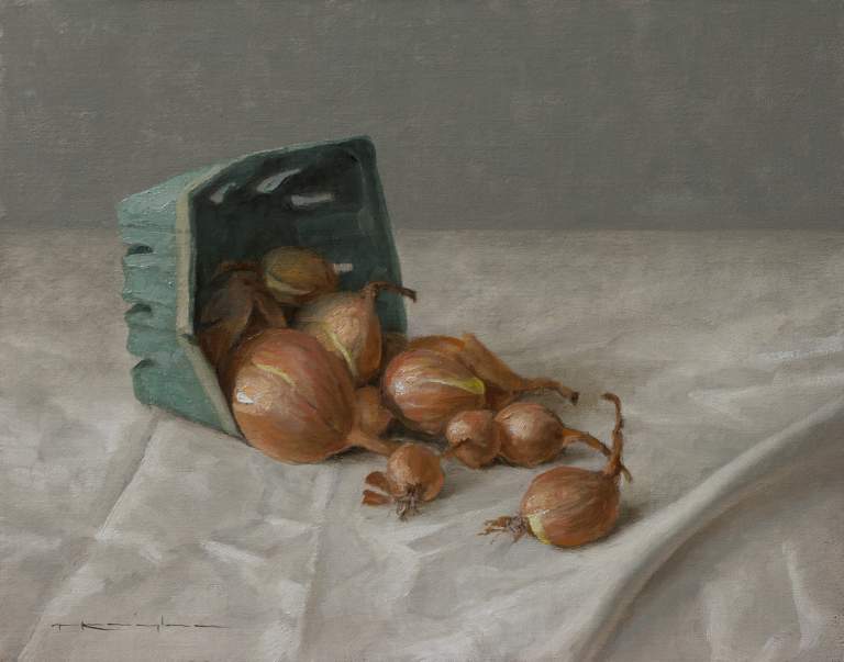 "Onions", 11x14, oil on linen